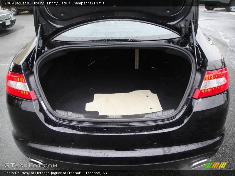 Ebony Black / Champagne/Truffle 2009 Jaguar XF Luxury