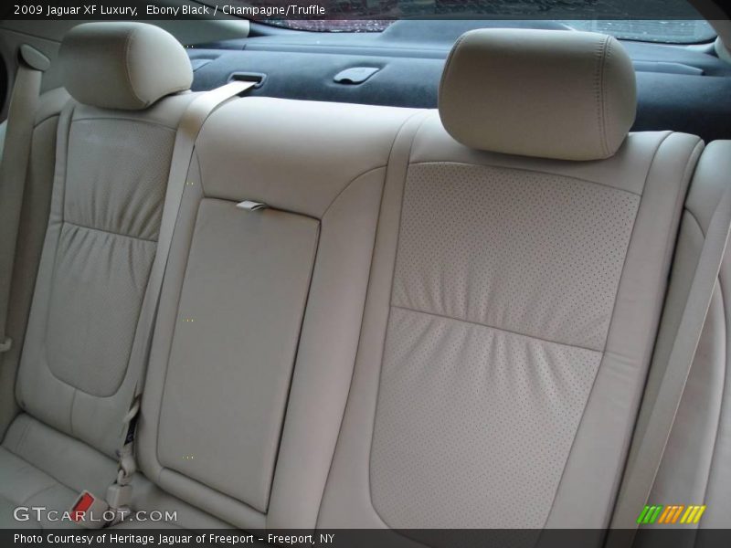 Ebony Black / Champagne/Truffle 2009 Jaguar XF Luxury
