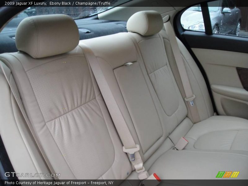 Ebony Black / Champagne/Truffle 2009 Jaguar XF Luxury