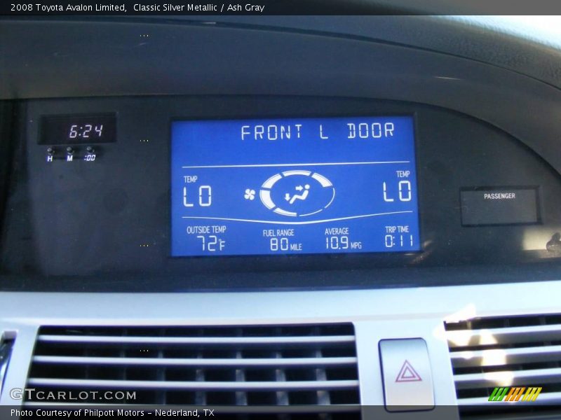 Classic Silver Metallic / Ash Gray 2008 Toyota Avalon Limited