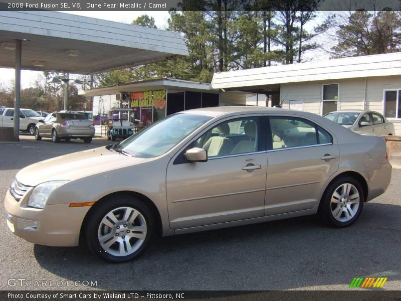 Dune Pearl Metallic / Camel 2008 Ford Fusion SEL V6