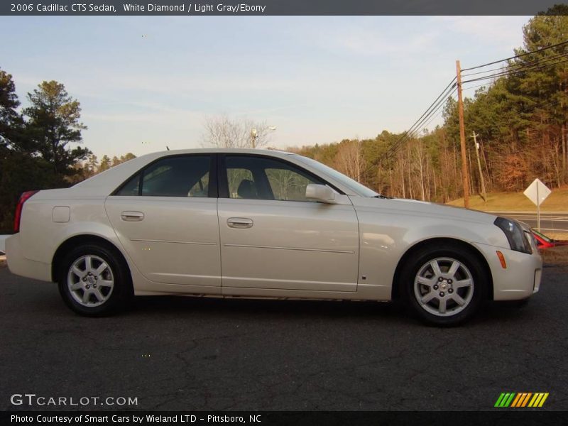 White Diamond / Light Gray/Ebony 2006 Cadillac CTS Sedan