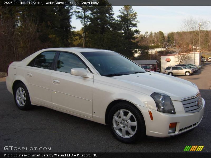 White Diamond / Light Gray/Ebony 2006 Cadillac CTS Sedan
