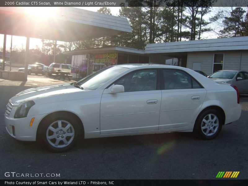 White Diamond / Light Gray/Ebony 2006 Cadillac CTS Sedan