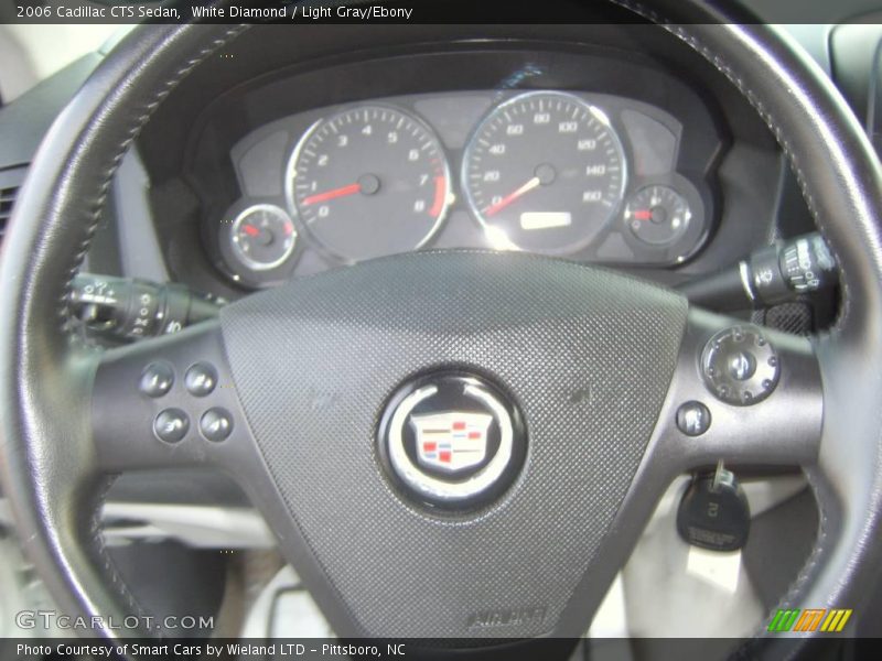 White Diamond / Light Gray/Ebony 2006 Cadillac CTS Sedan