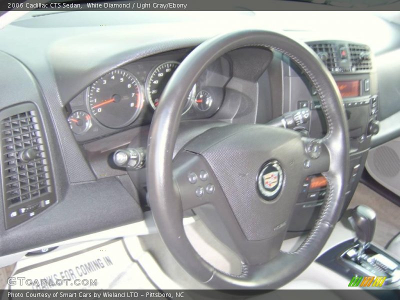White Diamond / Light Gray/Ebony 2006 Cadillac CTS Sedan