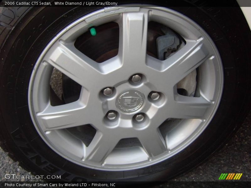 White Diamond / Light Gray/Ebony 2006 Cadillac CTS Sedan