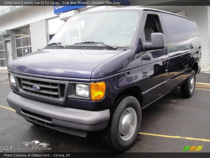 True Blue Metallic / Medium Flint Grey 2006 Ford E Series Van E250 Cargo