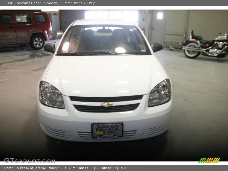 Summit White / Gray 2008 Chevrolet Cobalt LS Sedan