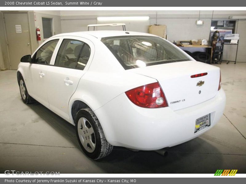 Summit White / Gray 2008 Chevrolet Cobalt LS Sedan
