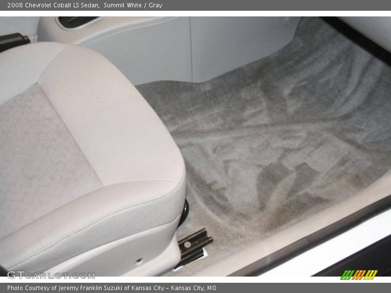 Summit White / Gray 2008 Chevrolet Cobalt LS Sedan
