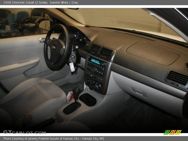 Summit White / Gray 2008 Chevrolet Cobalt LS Sedan