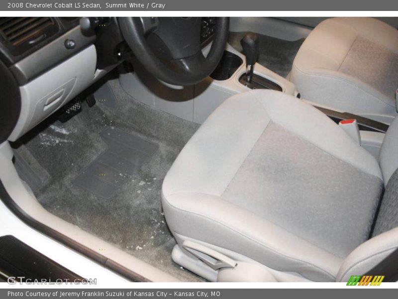 Summit White / Gray 2008 Chevrolet Cobalt LS Sedan