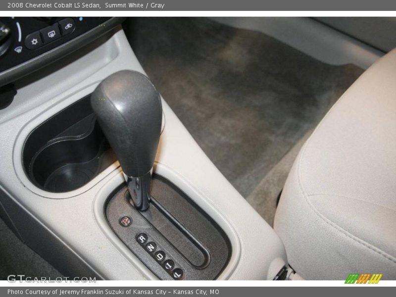 Summit White / Gray 2008 Chevrolet Cobalt LS Sedan