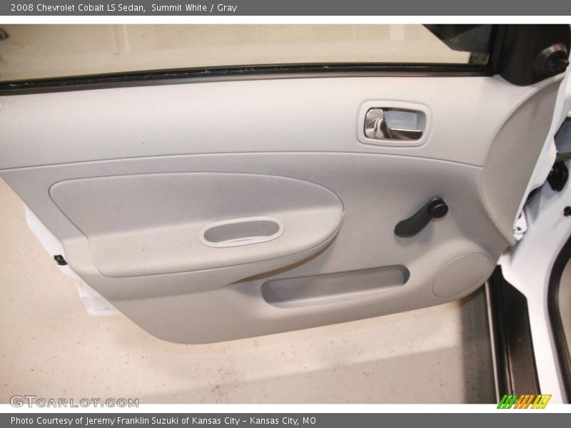 Summit White / Gray 2008 Chevrolet Cobalt LS Sedan