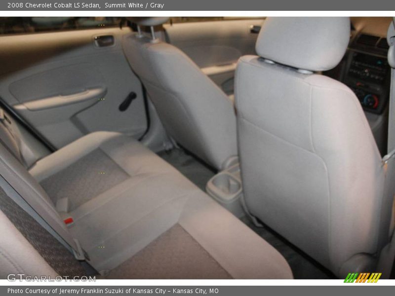 Summit White / Gray 2008 Chevrolet Cobalt LS Sedan