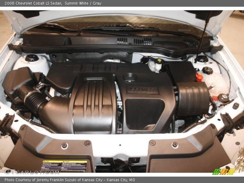 Summit White / Gray 2008 Chevrolet Cobalt LS Sedan