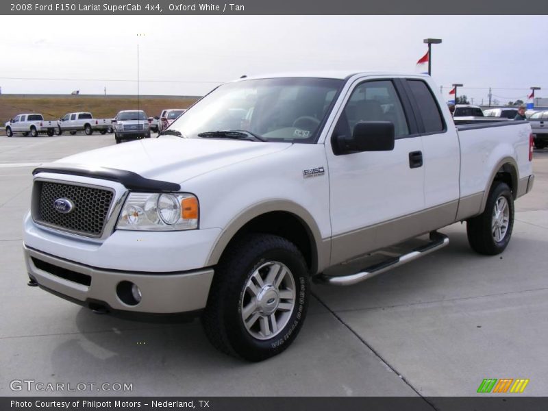 2008 Ford F150 Lariat SuperCab 4x4 in Oxford White Photo ...