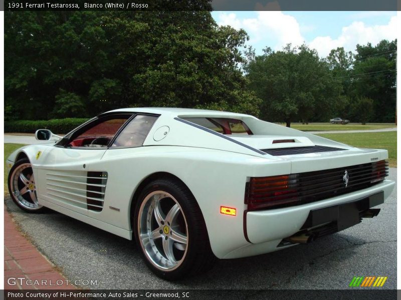 Bianco (White) / Rosso 1991 Ferrari Testarossa