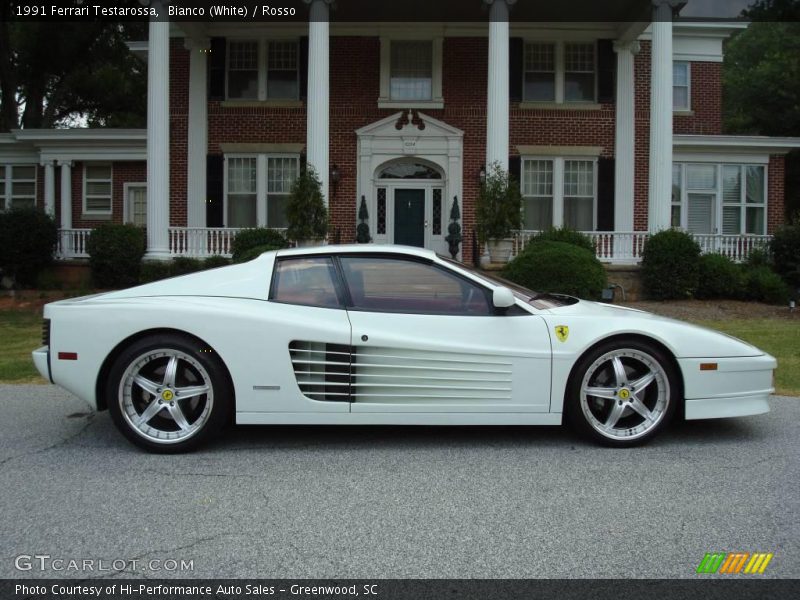 Bianco (White) / Rosso 1991 Ferrari Testarossa