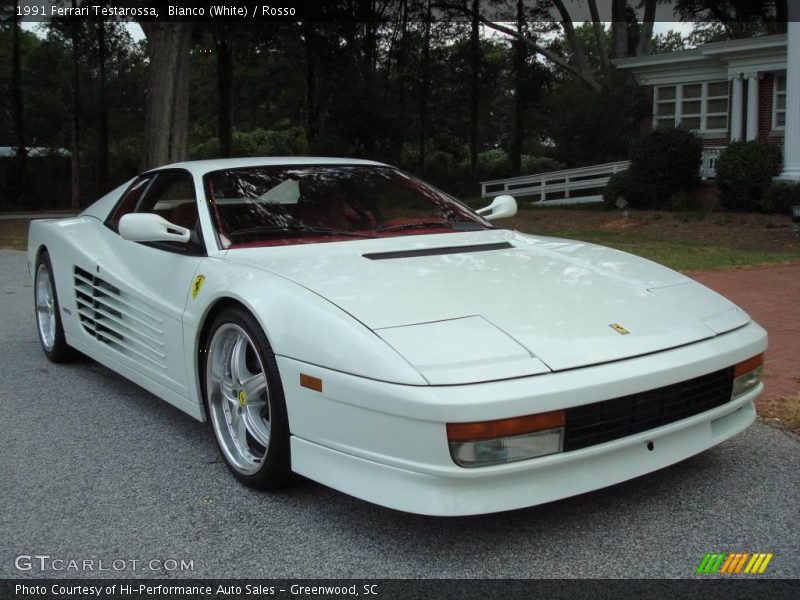 Bianco (White) / Rosso 1991 Ferrari Testarossa