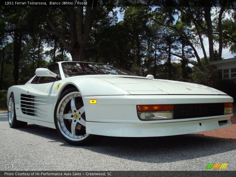 Bianco (White) / Rosso 1991 Ferrari Testarossa