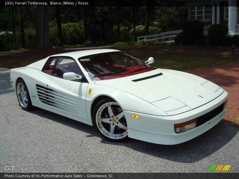 Bianco (White) / Rosso 1991 Ferrari Testarossa