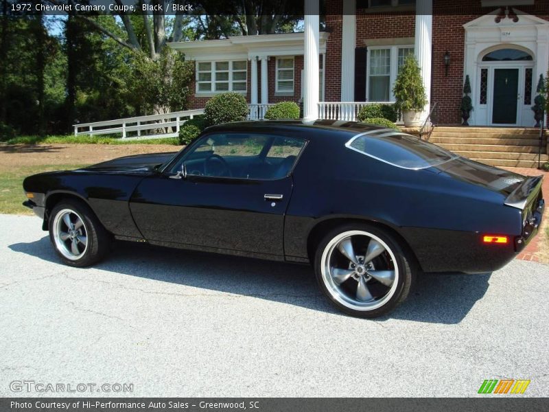 Black / Black 1972 Chevrolet Camaro Coupe