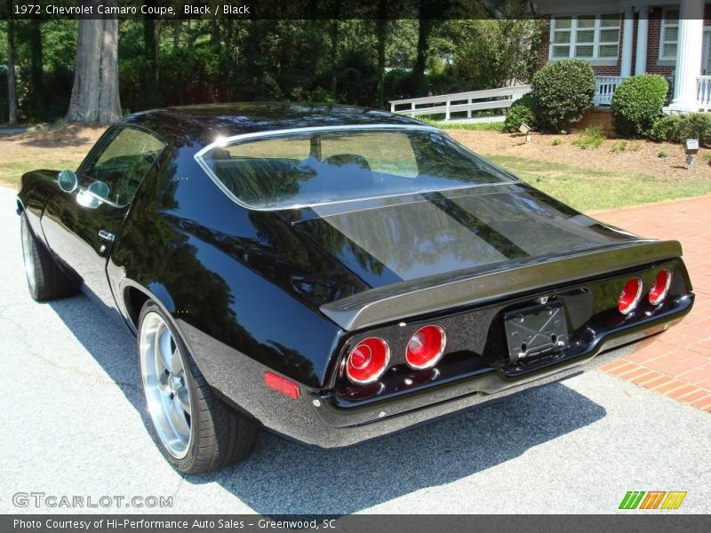 Black / Black 1972 Chevrolet Camaro Coupe