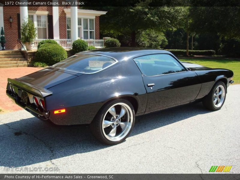 Black / Black 1972 Chevrolet Camaro Coupe