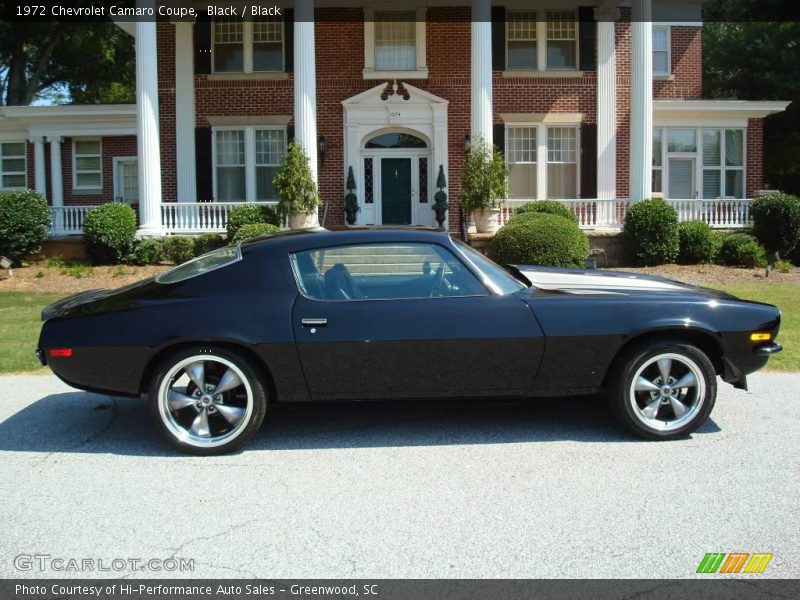 Black / Black 1972 Chevrolet Camaro Coupe