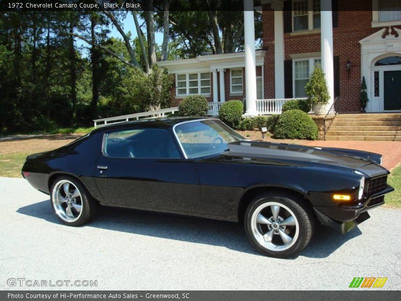 Black / Black 1972 Chevrolet Camaro Coupe