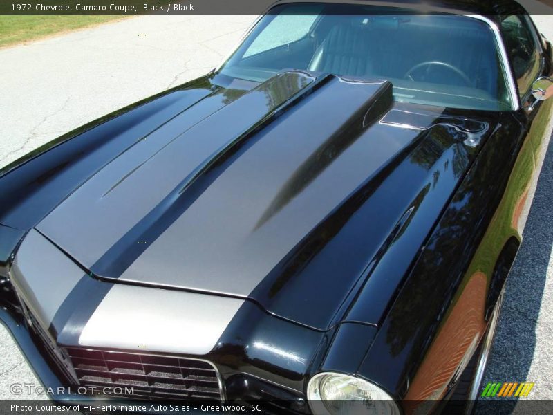 Black / Black 1972 Chevrolet Camaro Coupe