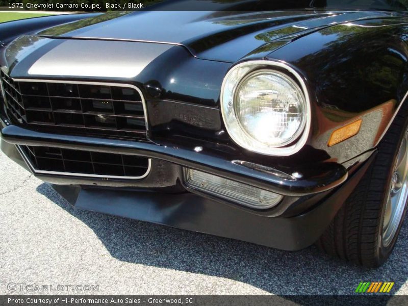 Black / Black 1972 Chevrolet Camaro Coupe