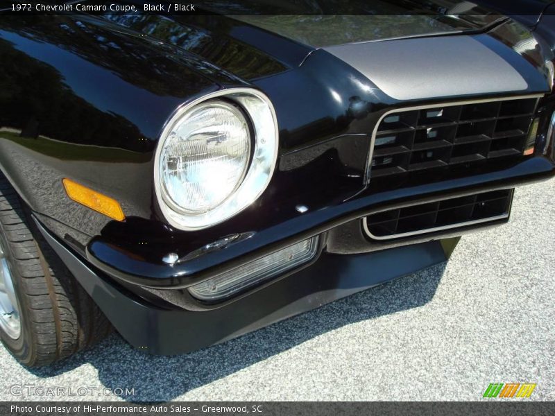 Black / Black 1972 Chevrolet Camaro Coupe
