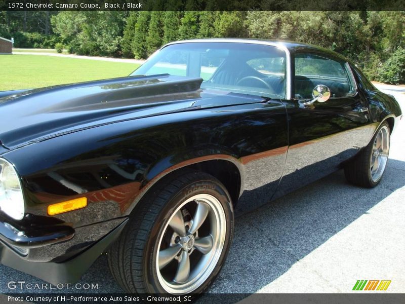 Black / Black 1972 Chevrolet Camaro Coupe
