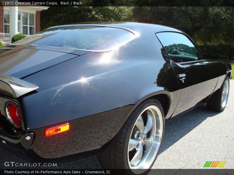 Black / Black 1972 Chevrolet Camaro Coupe