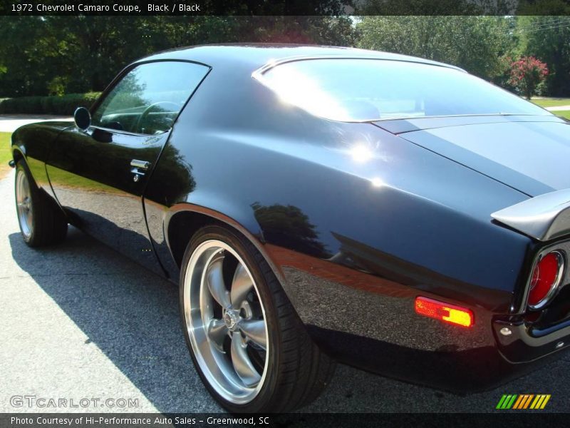 Black / Black 1972 Chevrolet Camaro Coupe