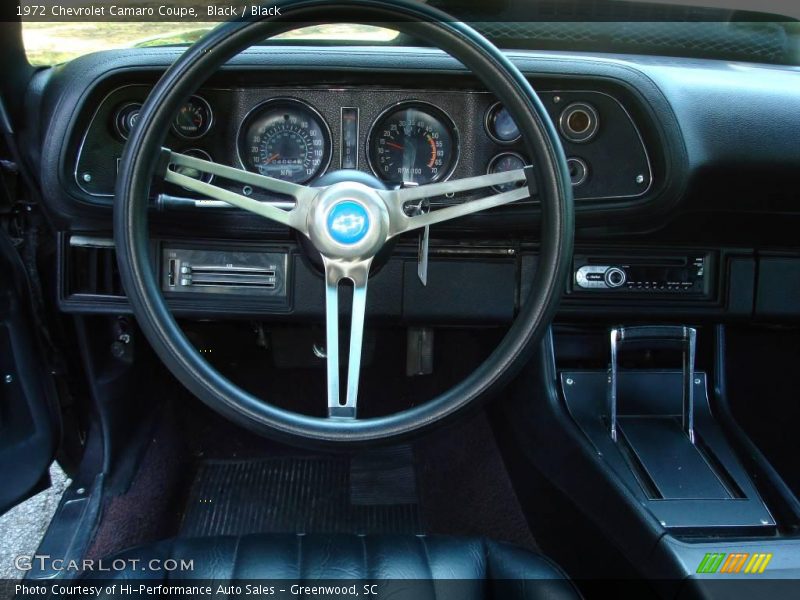 Black / Black 1972 Chevrolet Camaro Coupe