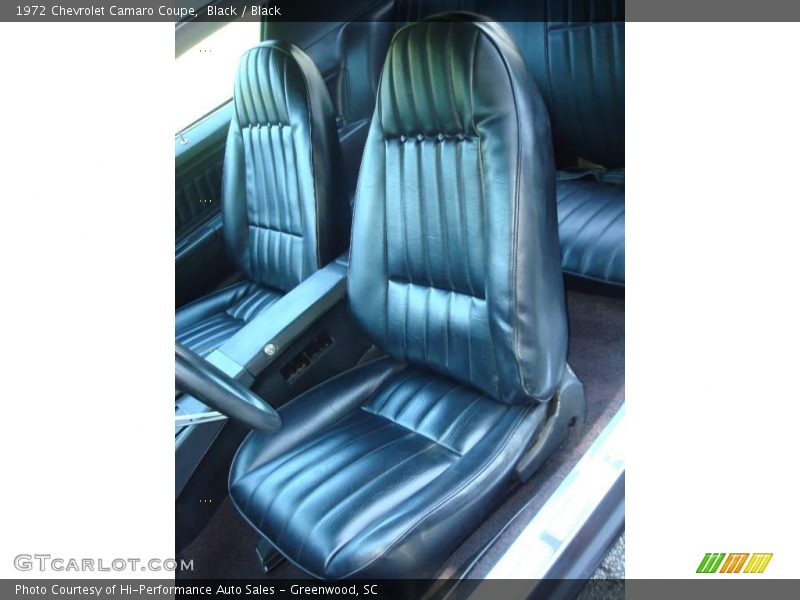 Black / Black 1972 Chevrolet Camaro Coupe