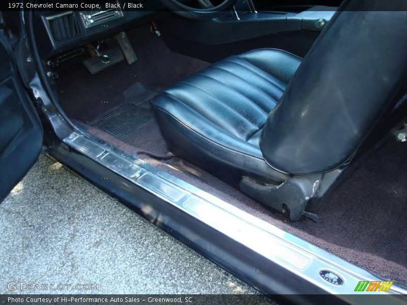 Black / Black 1972 Chevrolet Camaro Coupe
