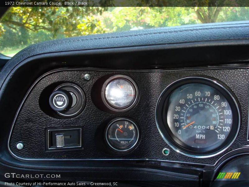 Black / Black 1972 Chevrolet Camaro Coupe