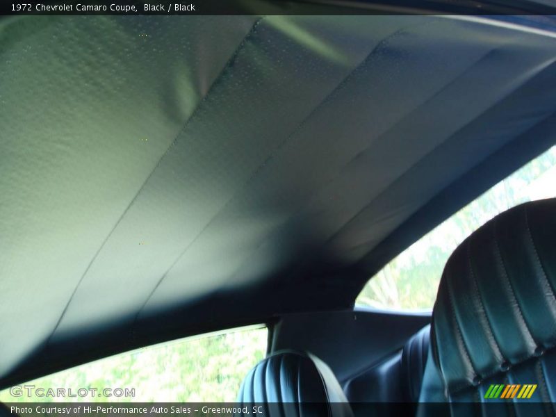 Black / Black 1972 Chevrolet Camaro Coupe