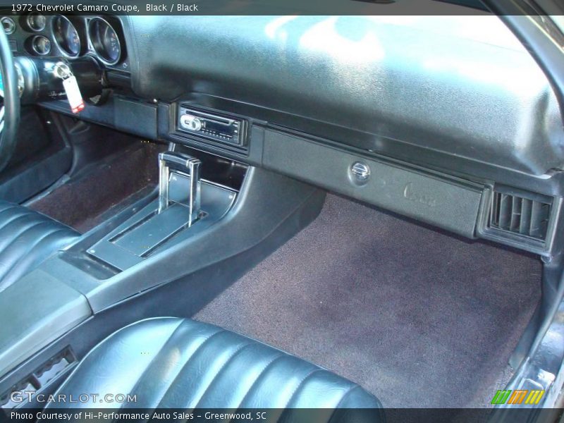 Black / Black 1972 Chevrolet Camaro Coupe