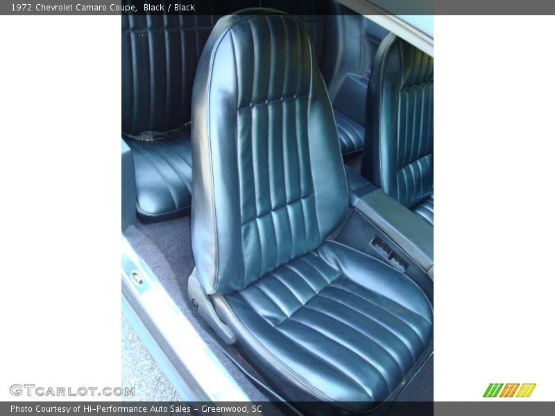 Black / Black 1972 Chevrolet Camaro Coupe