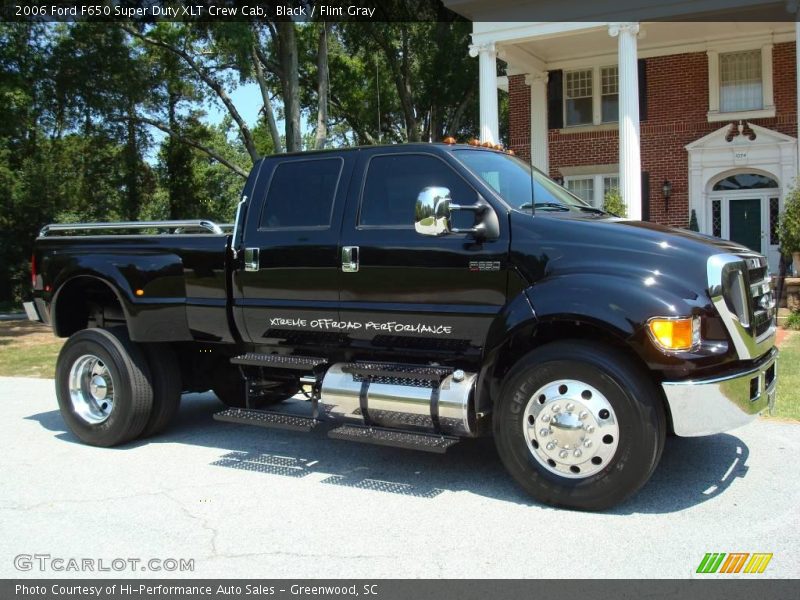 Black / Flint Gray 2006 Ford F650 Super Duty XLT Crew Cab