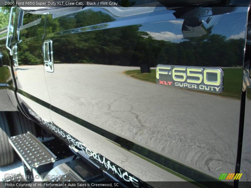 Black / Flint Gray 2006 Ford F650 Super Duty XLT Crew Cab