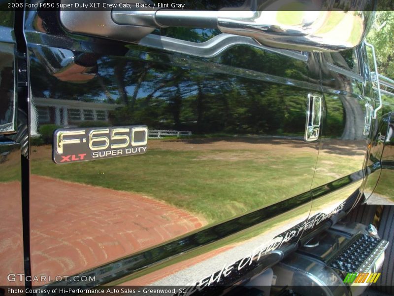 Black / Flint Gray 2006 Ford F650 Super Duty XLT Crew Cab