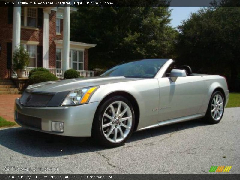 Light Platinum / Ebony 2006 Cadillac XLR -V Series Roadster