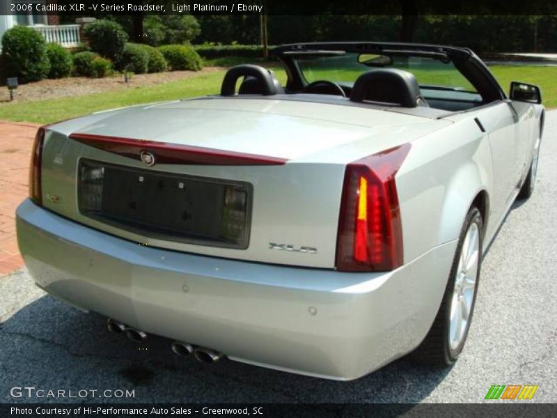 Light Platinum / Ebony 2006 Cadillac XLR -V Series Roadster